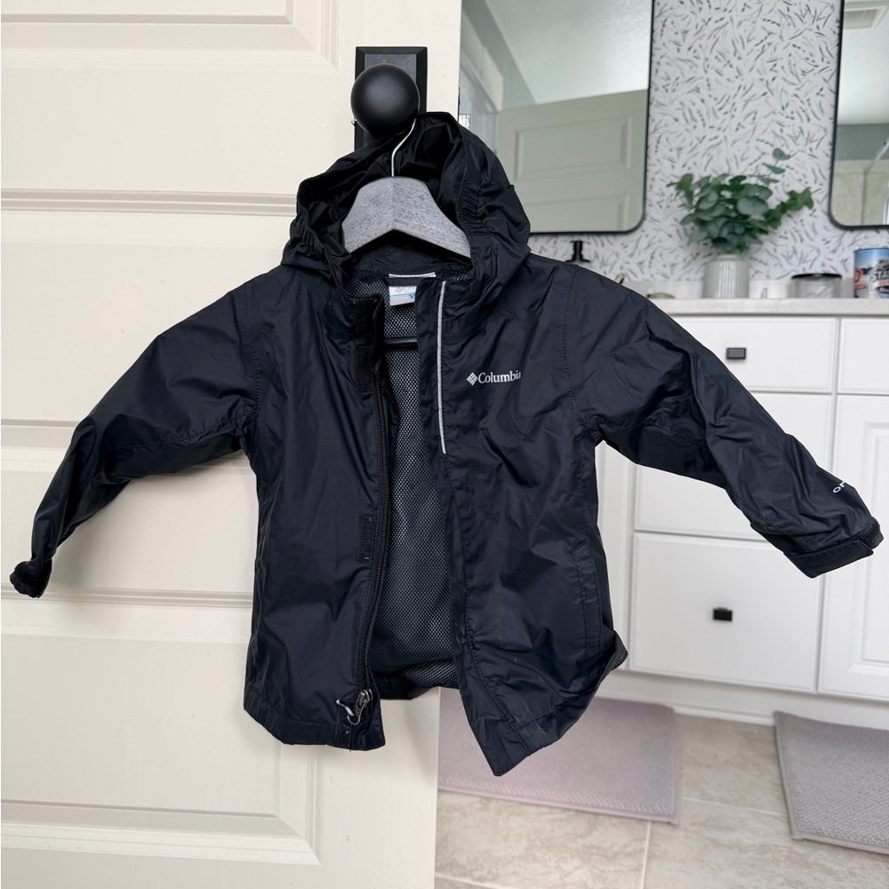 Columbia Kids Black Raincoat